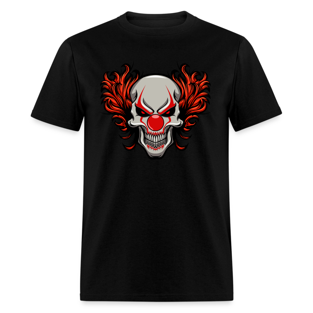 Evil Clown Skull Classic T-Shirt - black