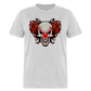 Evil Clown Skull Classic T-Shirt - heather gray