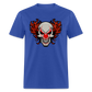 Evil Clown Skull Classic T-Shirt - royal blue