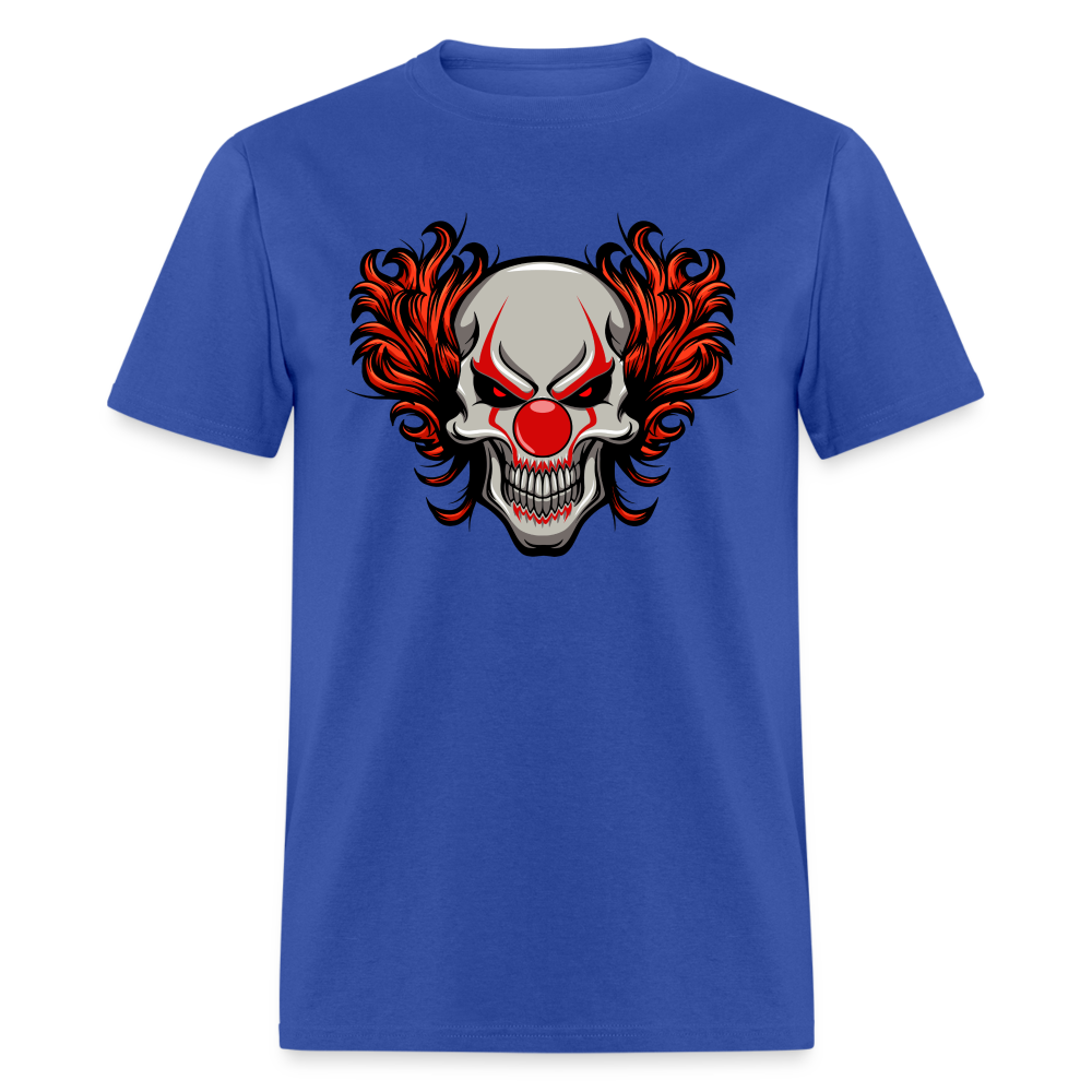 Evil Clown Skull Classic T-Shirt - royal blue