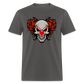 Evil Clown Skull Classic T-Shirt - charcoal