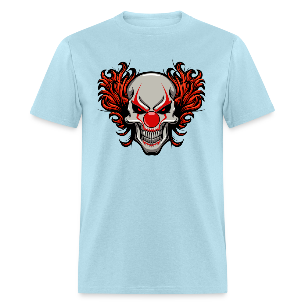 Evil Clown Skull Classic T-Shirt - powder blue