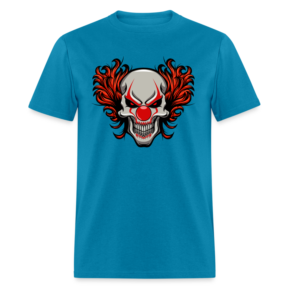 Evil Clown Skull Classic T-Shirt - turquoise