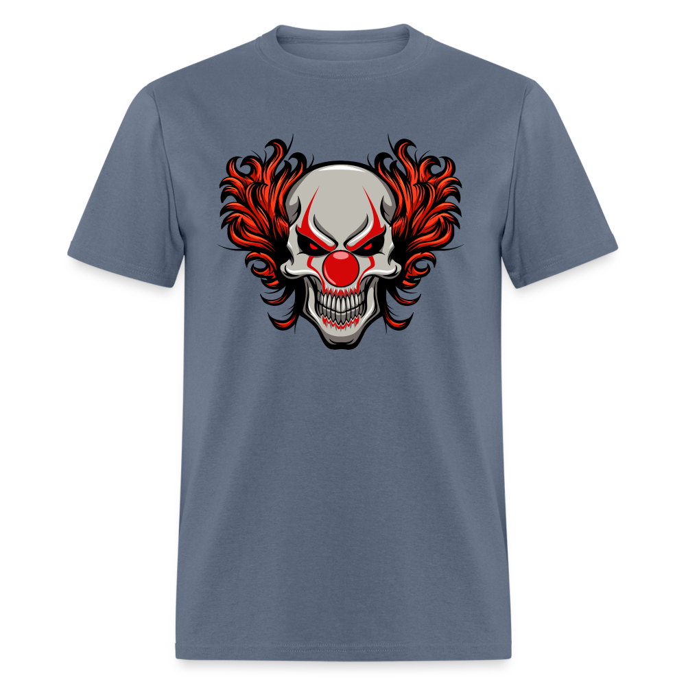 Evil Clown Skull Classic T-Shirt - denim