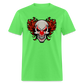 Evil Clown Skull Classic T-Shirt - kiwi