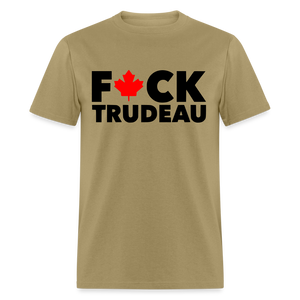 F*CK Trudeau Classic T-Shirt - khaki