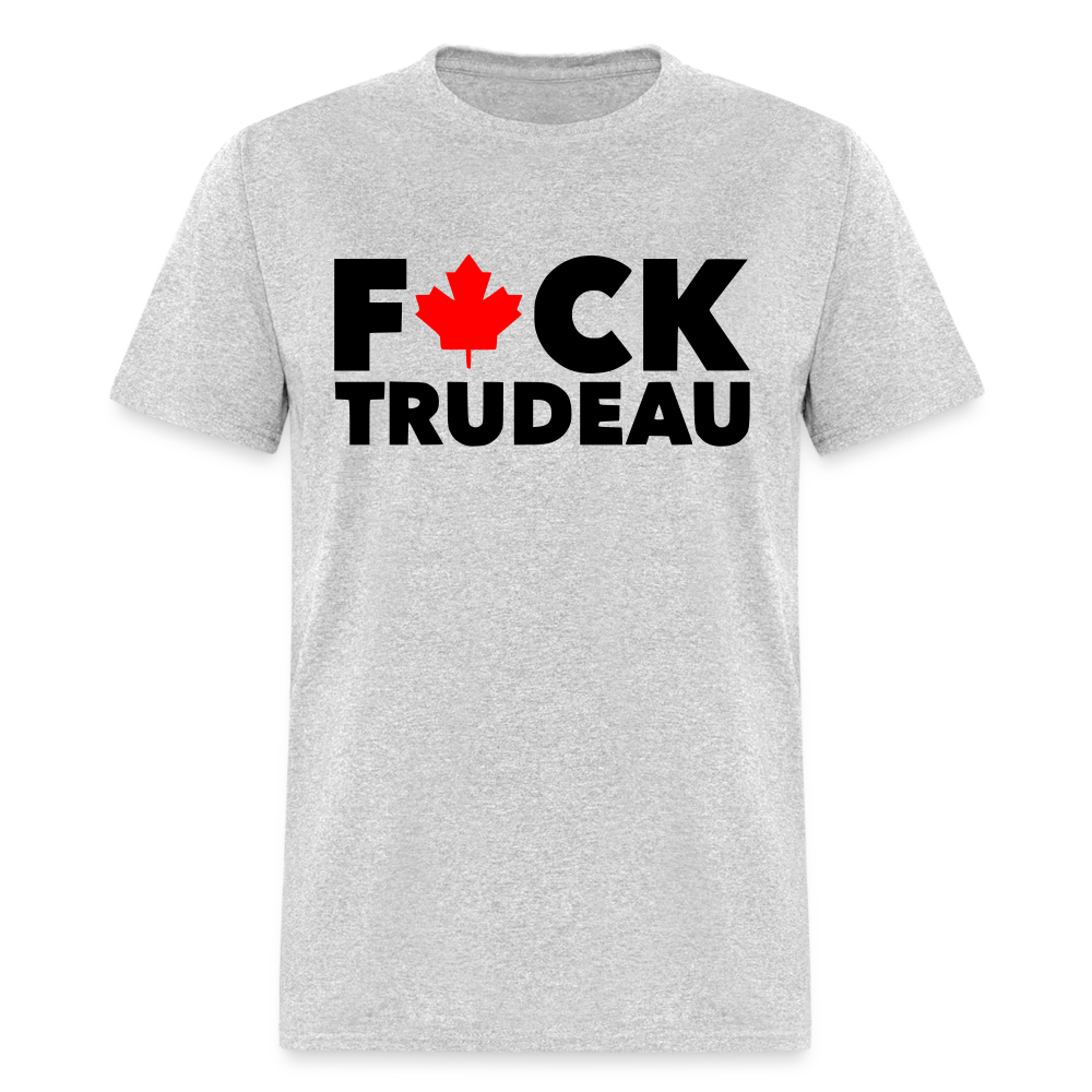 F*CK Trudeau Classic T-Shirt - heather gray