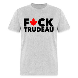 F*CK Trudeau Classic T-Shirt - heather gray