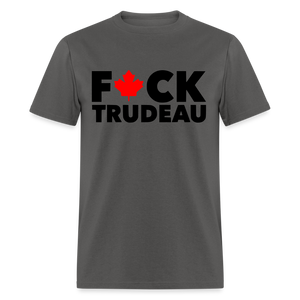 F*CK Trudeau Classic T-Shirt - charcoal