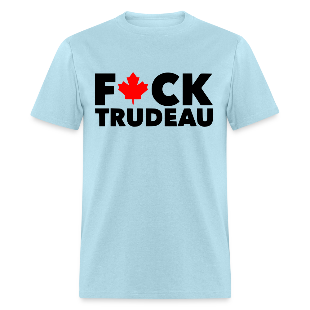 F*CK Trudeau Classic T-Shirt - powder blue