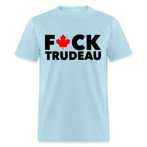 F*CK Trudeau Classic T-Shirt - powder blue