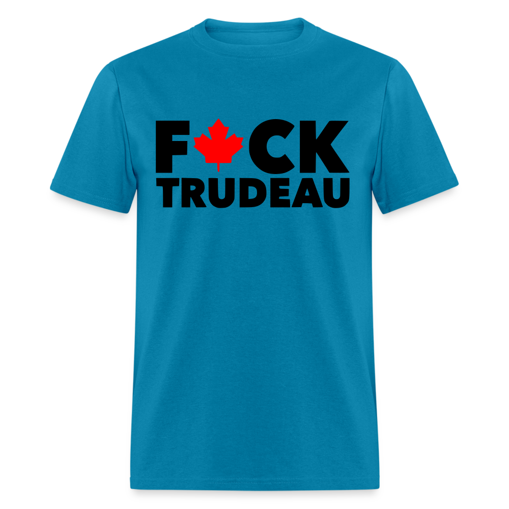 F*CK Trudeau Classic T-Shirt - turquoise