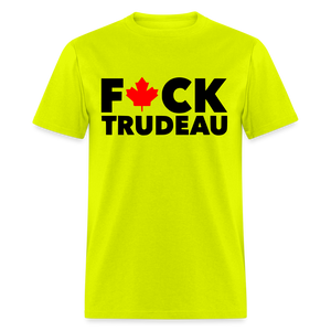 F*CK Trudeau Classic T-Shirt - safety green