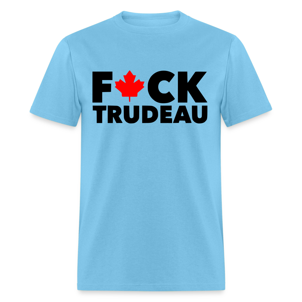 F*CK Trudeau Classic T-Shirt - aquatic blue