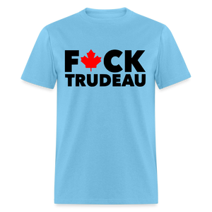 F*CK Trudeau Classic T-Shirt - aquatic blue