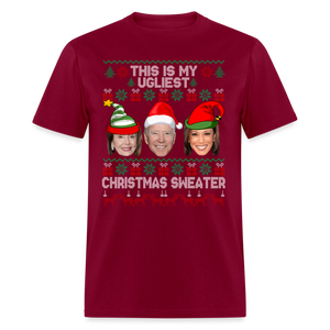 This Is My Ugliest Christmas Sweater Unisex Classic T-Shirt - burgundy