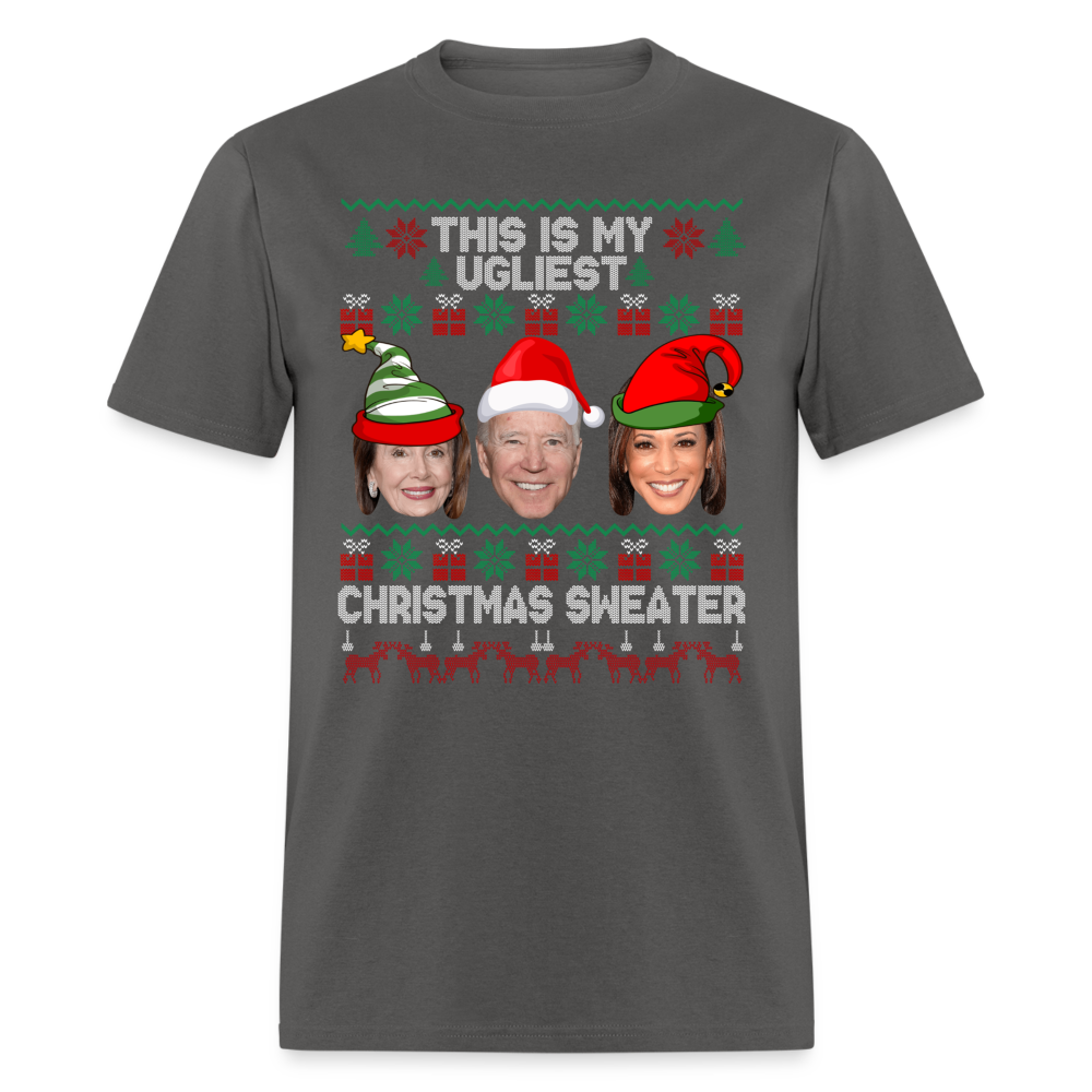 This Is My Ugliest Christmas Sweater Unisex Classic T-Shirt - charcoal