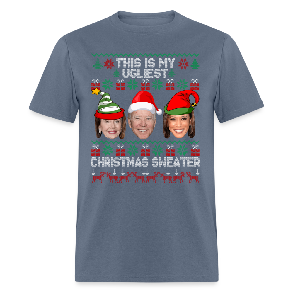 This Is My Ugliest Christmas Sweater Unisex Classic T-Shirt - denim