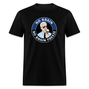 No Brain, No Brain Freeze Classic T-Shirt - black