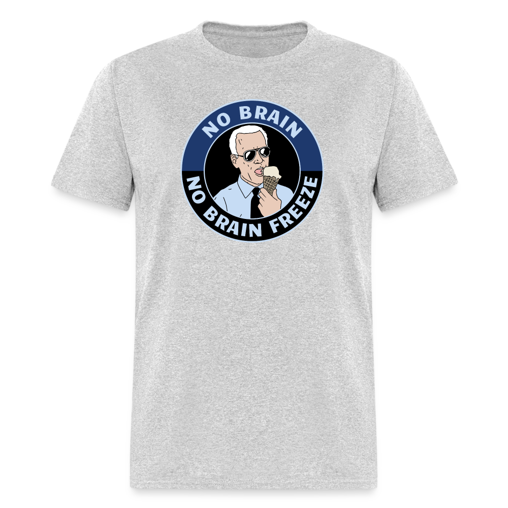 No Brain, No Brain Freeze Classic T-Shirt - heather gray