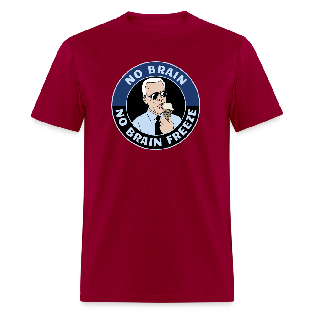 No Brain, No Brain Freeze Classic T-Shirt - dark red