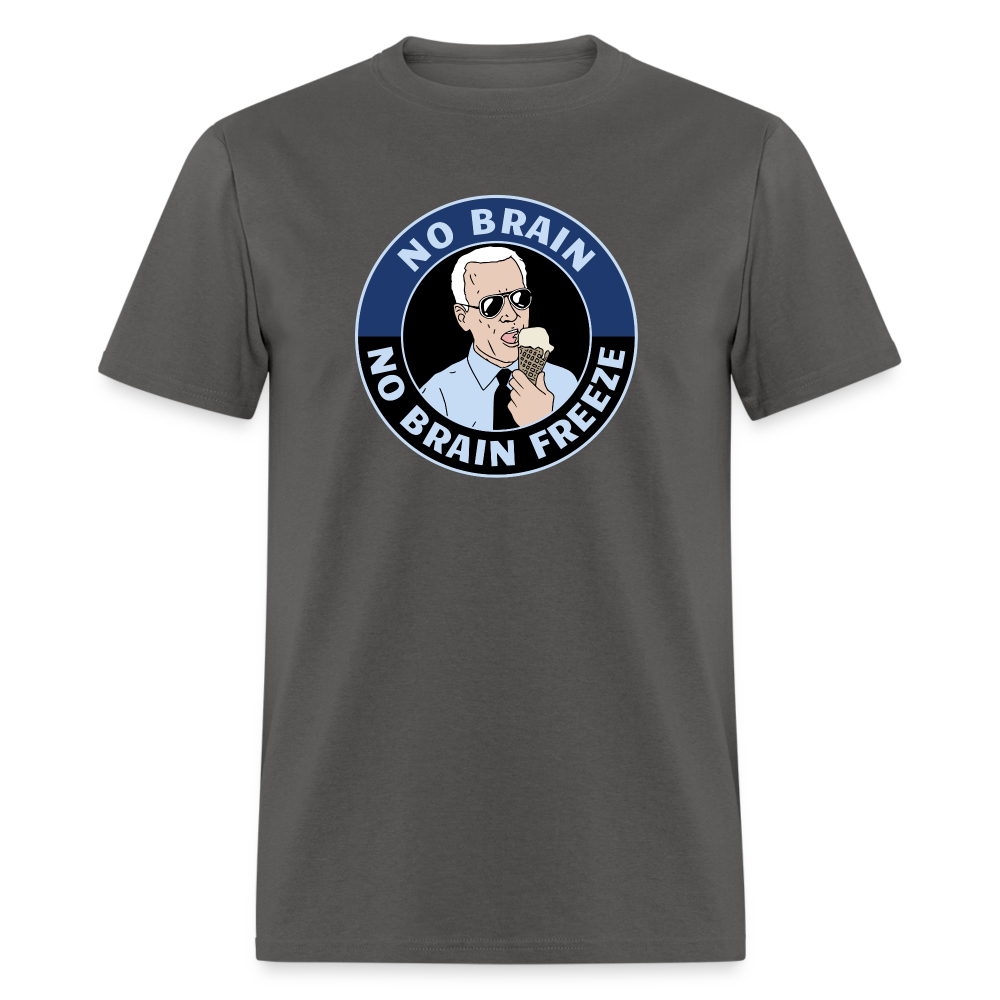 No Brain, No Brain Freeze Classic T-Shirt - charcoal