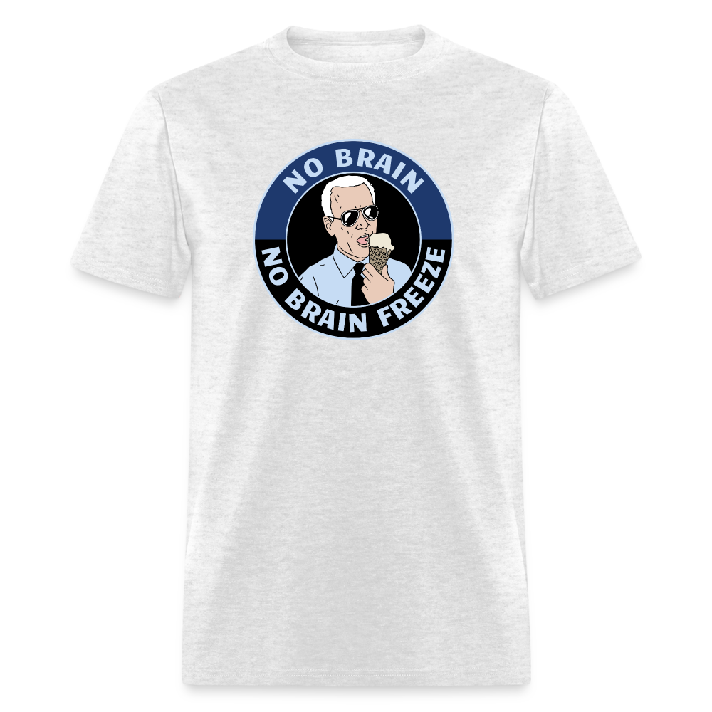 No Brain, No Brain Freeze Classic T-Shirt - light heather gray