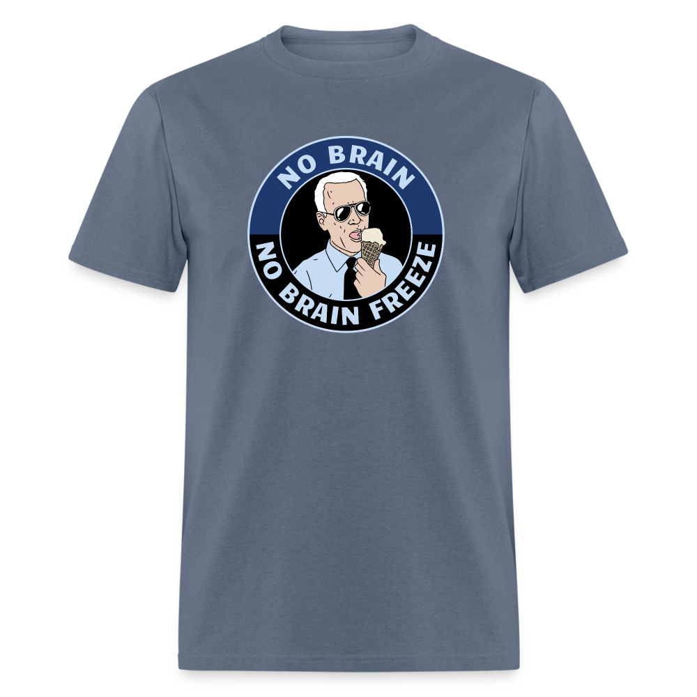 No Brain, No Brain Freeze Classic T-Shirt - denim