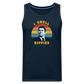 I Smell Hippies - Funny Men’s Premium Tank - deep navy