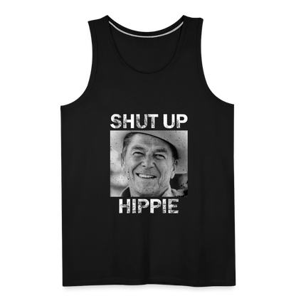 Shut Up Hippie Men’s Premium Tank - black