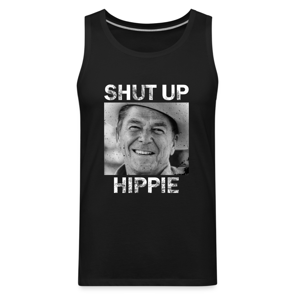 Shut Up Hippie Men’s Premium Tank - black