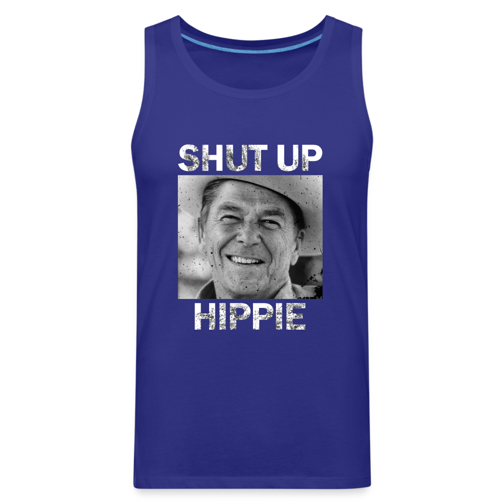 Shut Up Hippie Men’s Premium Tank - royal blue