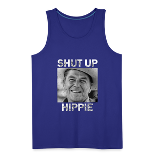 Shut Up Hippie Men’s Premium Tank - royal blue