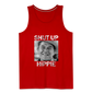 Shut Up Hippie Men’s Premium Tank - red