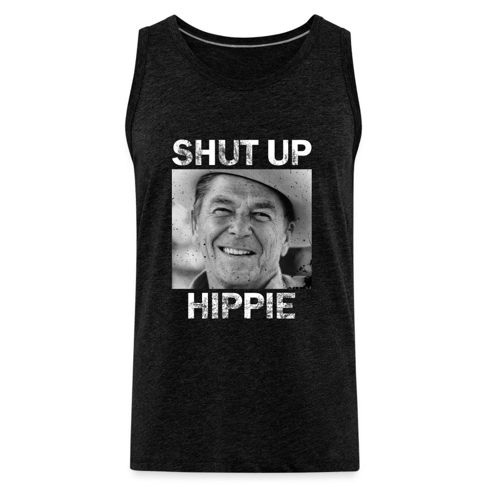 Shut Up Hippie Men’s Premium Tank - charcoal grey