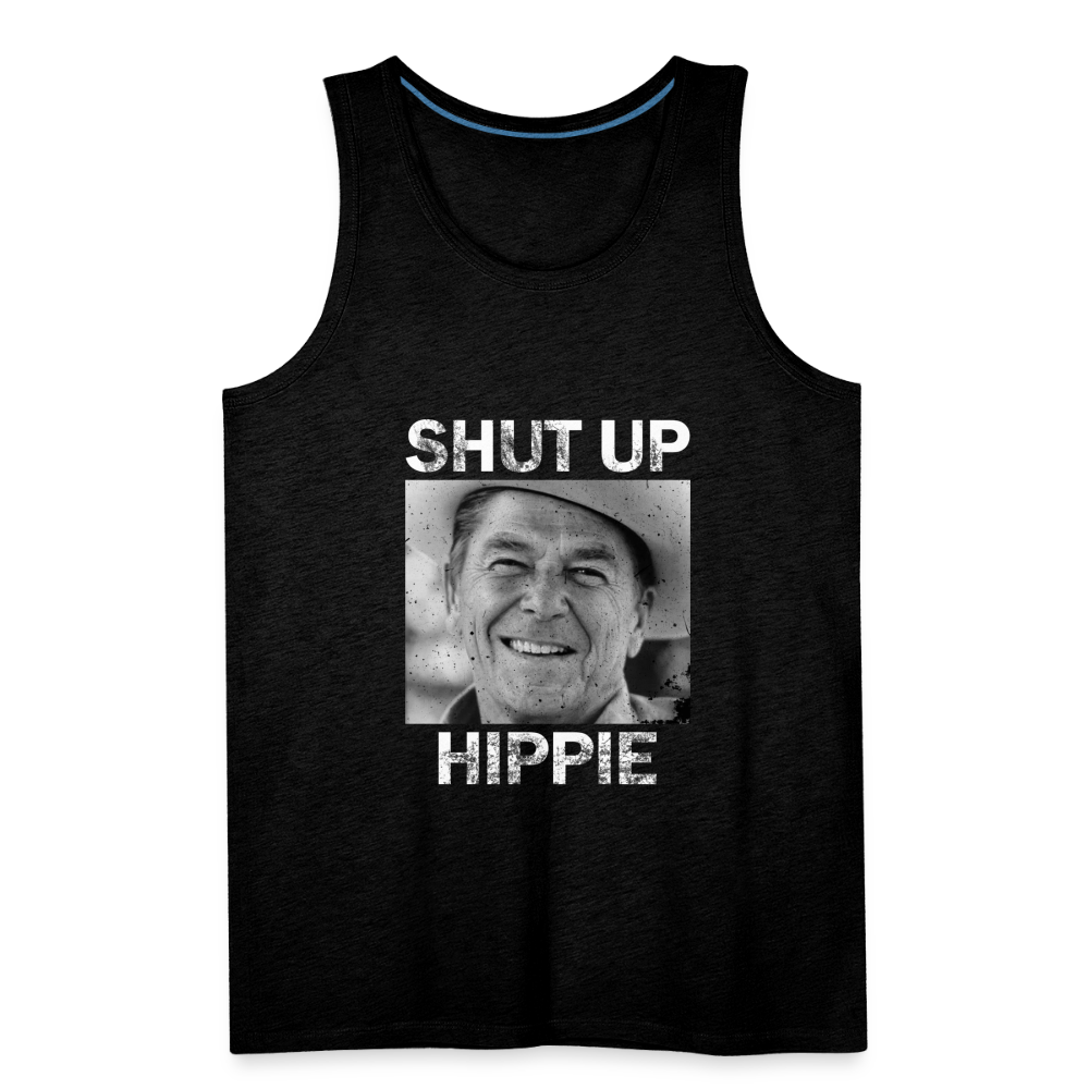 Shut Up Hippie Men’s Premium Tank - charcoal grey