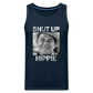 Shut Up Hippie Men’s Premium Tank - deep navy