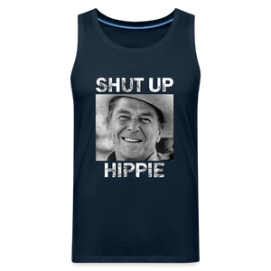 Shut Up Hippie Men’s Premium Tank - deep navy