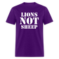 Lions Not Sheep Classic T-Shirt - purple