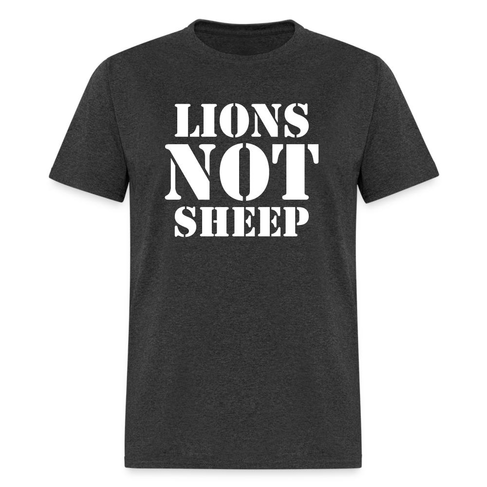 Lions Not Sheep Classic T-Shirt - heather black