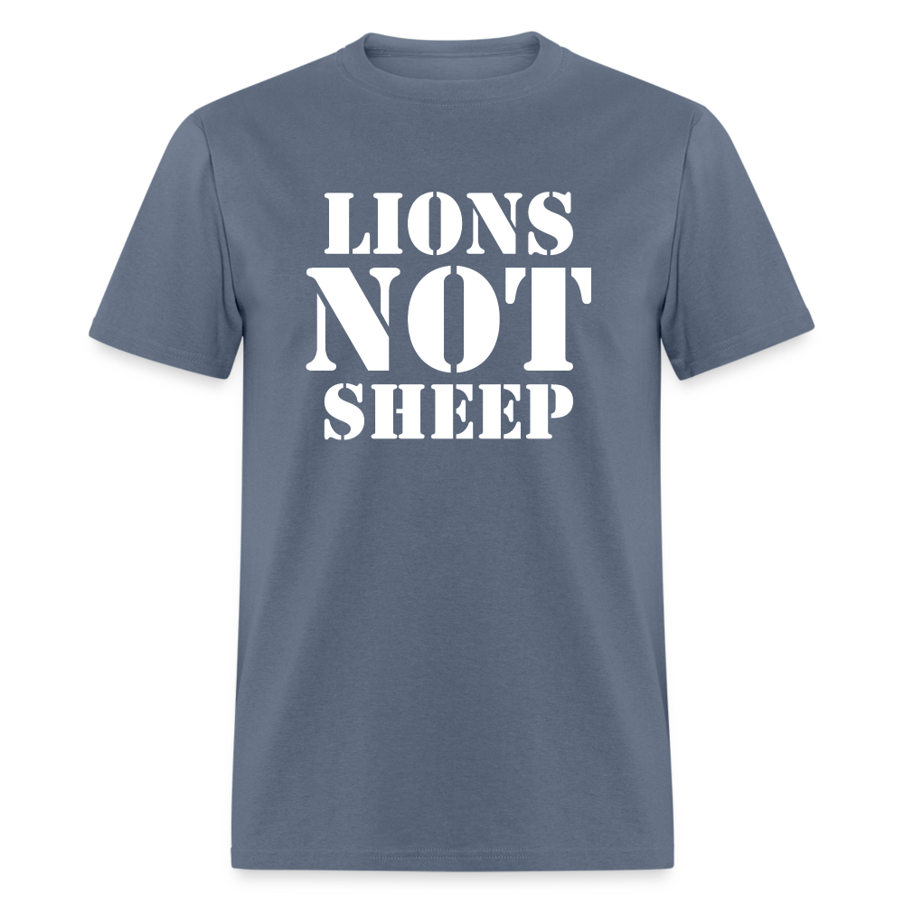 Lions Not Sheep Classic T-Shirt - denim