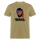 Abraham Lincoln - 'Merica 4th of July Classic T-Shirt - khaki