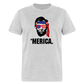 Abraham Lincoln - 'Merica 4th of July Classic T-Shirt - heather gray