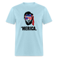 Abraham Lincoln - 'Merica 4th of July Classic T-Shirt - powder blue