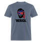 Abraham Lincoln - 'Merica 4th of July Classic T-Shirt - denim