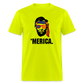 Abraham Lincoln - 'Merica 4th of July Classic T-Shirt - safety green