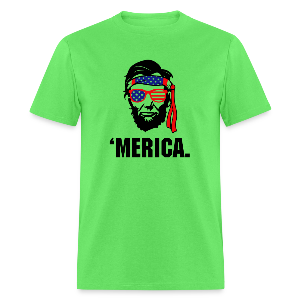 Abraham Lincoln - 'Merica 4th of July Classic T-Shirt - kiwi