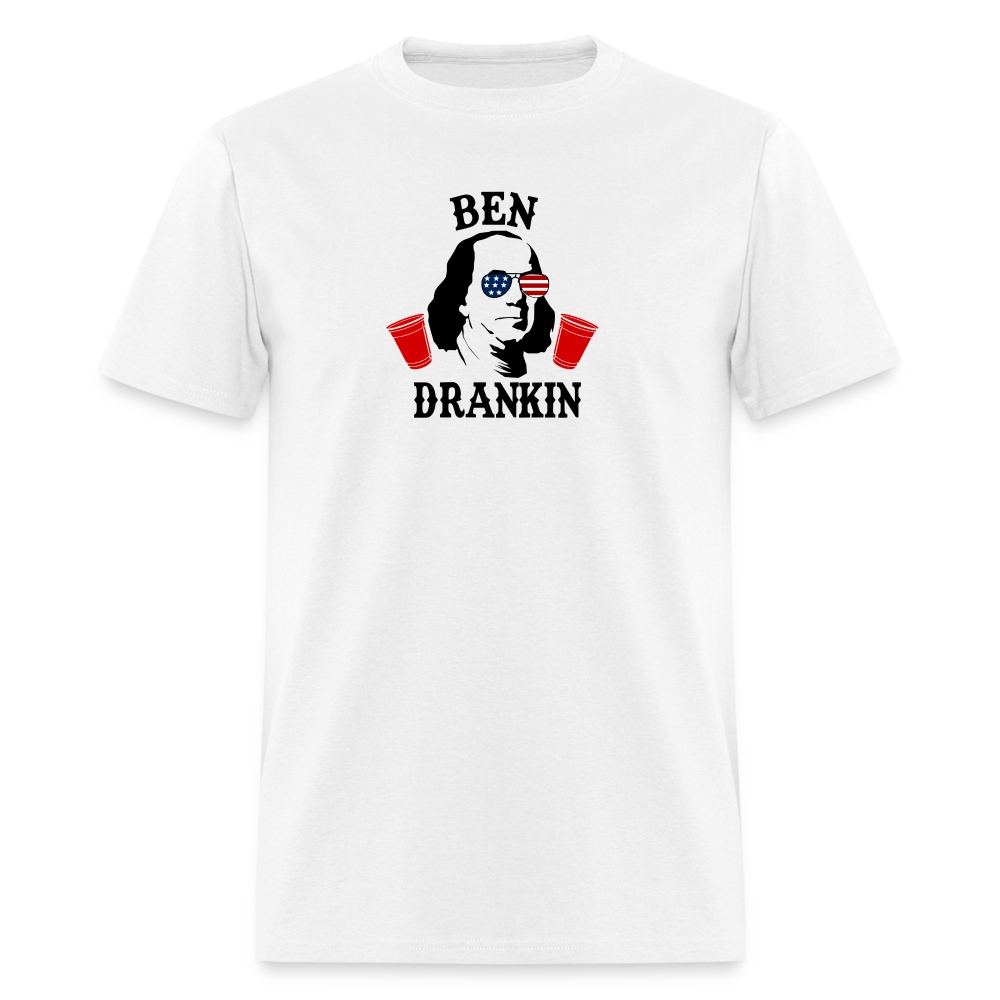 Ben Drankin - 4th of July Funny Classic T-Shirt - white