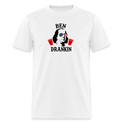 Ben Drankin - 4th of July Funny Classic T-Shirt - white