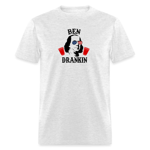 Ben Drankin - 4th of July Funny Classic T-Shirt - light heather gray